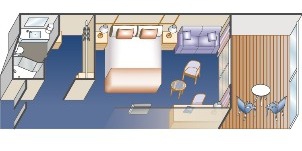 Croisière PCL Princess Majestic de luxe avec balcon