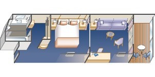 Croisière PCL Princess Majestic mini-suite adaptée 