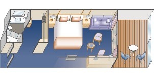 Croisière PCL Princess Regal premium de luxe avec balcon