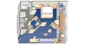 Croisière PCL Princess Sun Mini-suite Plan