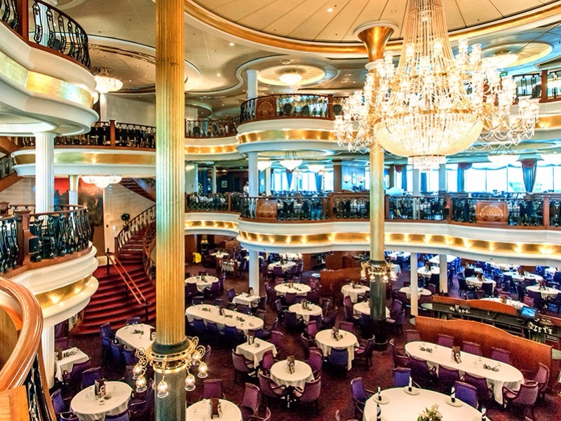 Croisière RCI Royal Caribbean Adventure of the seas salle a manger