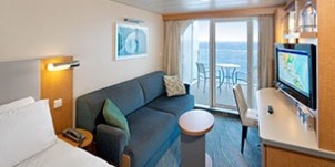 Croisiere RCI Royal Caribbean International Allure of the Seas Vue Mer Large Balcon