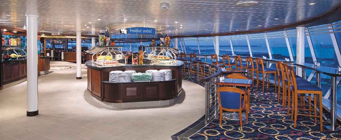 Croisière RCI Royal Caribbean Enchantment of the Seas Café Windjammer