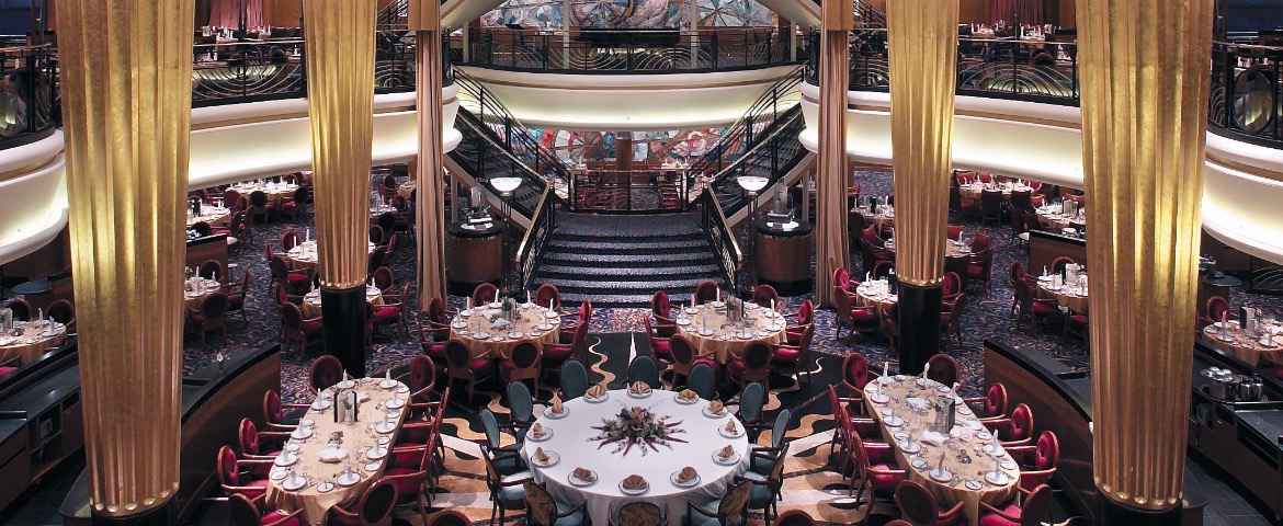 Croisière RCI Royal Caribbean Explorer of the Seas Sapphire Dining Room Salle à Manger