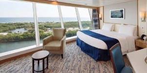 Croisière RCI Royal Caribbean Freedom of the Seas Spacieuse avec vue mer panoramique