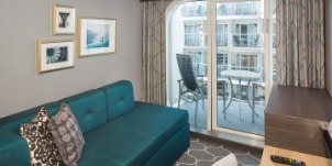 Croisière RCI Royal Caribbean Harmony of the Seas Balcon avec vue sur le Boardwalk