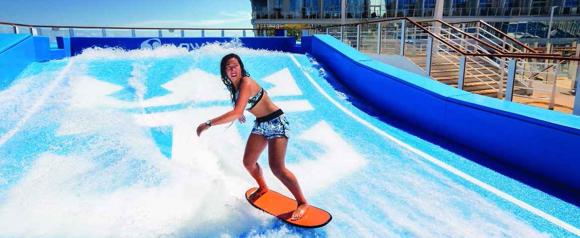 Croisière RCI Royal Caribbean Harmony of the Seas Simulateur de Surf Flowrider