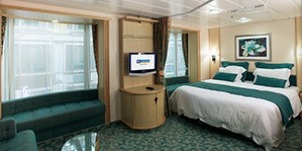 Croisière RCI Royal Caribbean Independence of the Seas promenade vue intérieure spacieuse