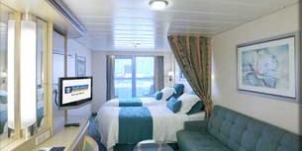 Croisière RCI Royal Caribbean Independence of the Seas Spacieuse vue mer avec balcon