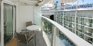 Croisière RCI Royal Caribbean International Allure of the Seas Balcon avec vue sur le Central Park Adaptée