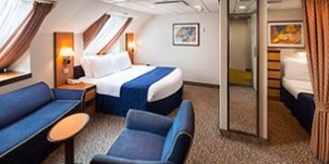 Croisière RCI Royal caribbean international Brilliance of the seas Ultra spacieuse vue mer extérieure