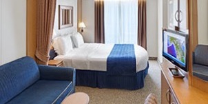 Croisière RCI Royal caribbean international Radiance of the seas Spacieuse avec vue mer et balcon