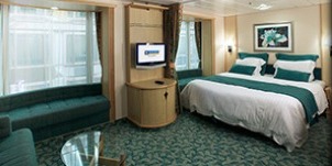 Croisière RCI Royal Caribbean Liberty of the Seas Spacieuse promenade vue intérieure