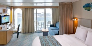 Croisière RCI Royal Caribbean Oasis of the Seas Vue mer spacieuse avec balcon