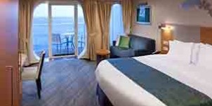 Croisière RCI Royal Caribbean Oasis of the Seas vue mer deluxe avec balcon accessible