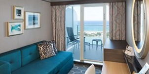 Croisière RCI Royal Caribbean Symphony of the Seas Vue mer avec grand balcon