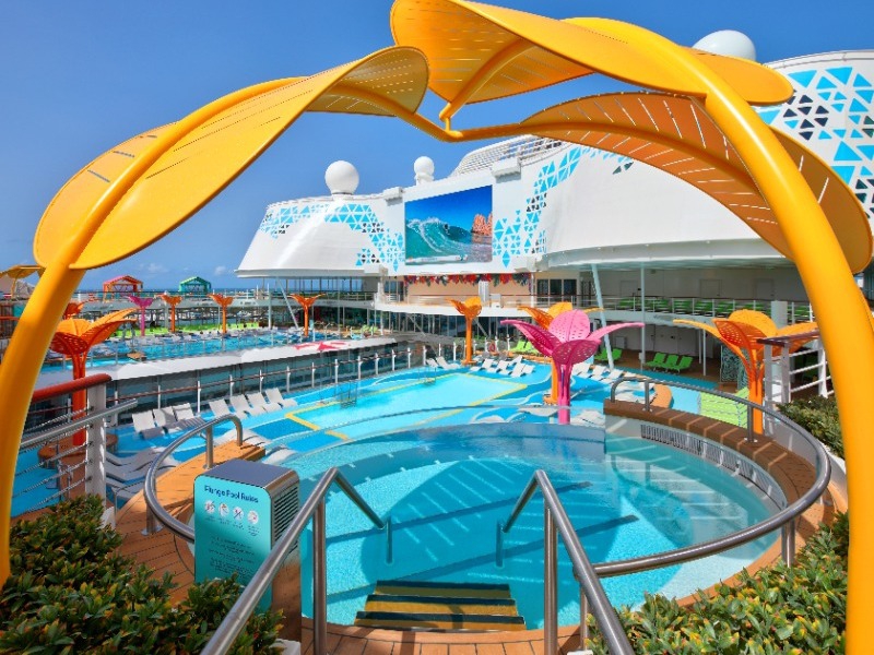 Croisière RCI Royal Caribbean Utopia of the Seas Pont pisicine