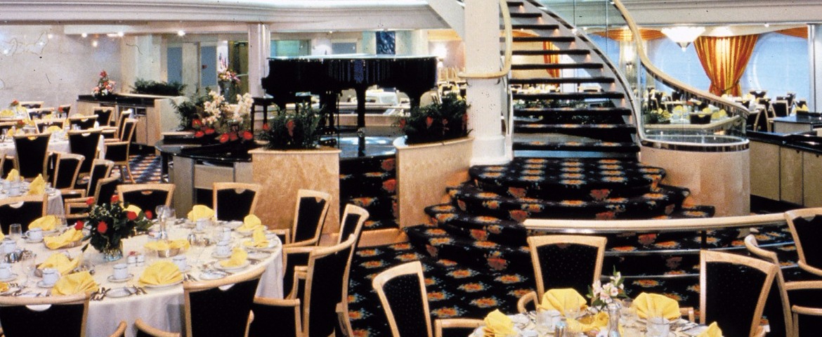 Croisière RCI Royal Caribbean Vision of the Seas Salle à Manger Aquarius