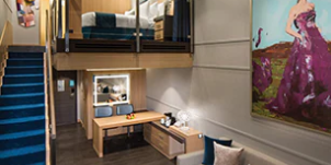 Croisière RCI Royal Caribbean Wonder of the Seas Suite Crown Loft avec balcon