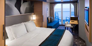 Croisière RCI Royal Caribbean Wonder of the Seas Vue mer adaptée avec balcon