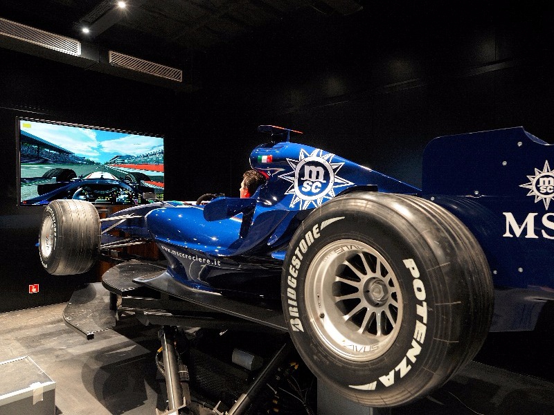 Croisières MSC Fantasia Simulateur de formule 1