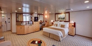 Cunard Cruise Line Croisière Queen Elizabeth Cabine suite queens