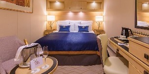 Cunard Cruise Line Croisière Queen mary 2 cabine Britannia intérieure standard