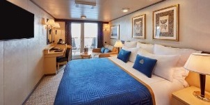 Cunard Cruise Line Croisière Queen Victoria cabine britannia avec balcon