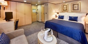 Cunard Cruise Line Croisière Queen Victoria cabine intérieure de luxe