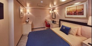 Cunard Cruise Line Croisière Queen Victoria cabine intérieure (occupation simple)