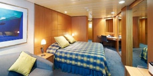 msc croisieres cruise line armonia suite chambre à coucher