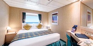 msc croisieres cruise line armonia vue mer chambre à coucher