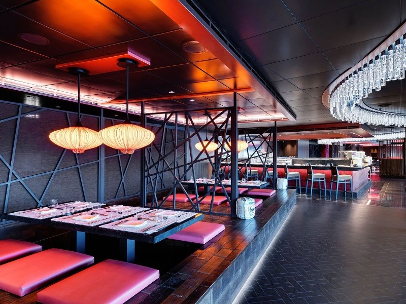 MSC croisières Splendida restaurant Asia Market Teppanyaki