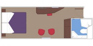 MSC Seaside Yacht-Club Suite Intérieure