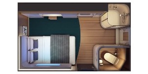 Croisières NCL Norwegian Cruise Line Bliss Studio plan