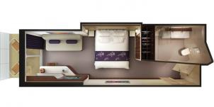 Ncl Norwegian Getaway Cabine Mini-Suite Balcon Plan