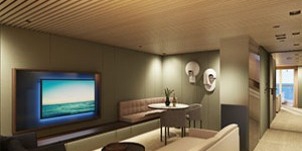 NCL Norwegian Luna Suite Du Propriétaire The Haven Avec chamnre principale et grand Balcon