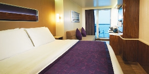 Norwegian Breakway Cabine Mini-suite familiale avec balcon Chambre