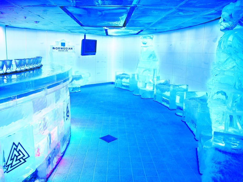 Norwegian Croisières Epic Skyy Vodka Ice Bar