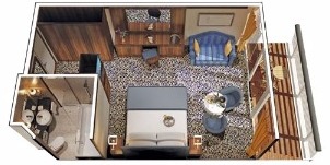 Oceania Cruise Line Croisière Insignia cabine suite Penthouse